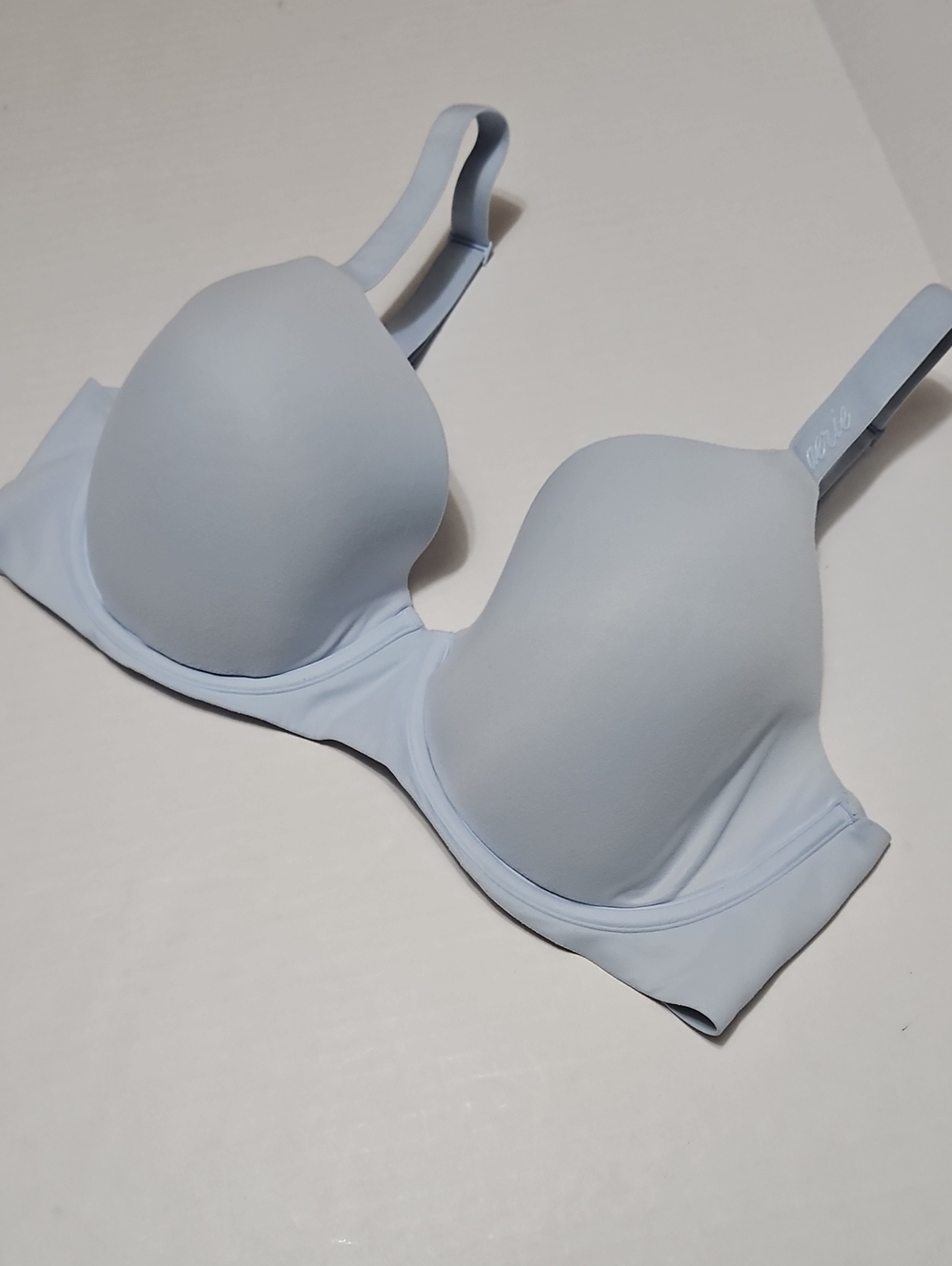 aerie Smoothez Light Blue Molded T-Shirt Bra Size 36D